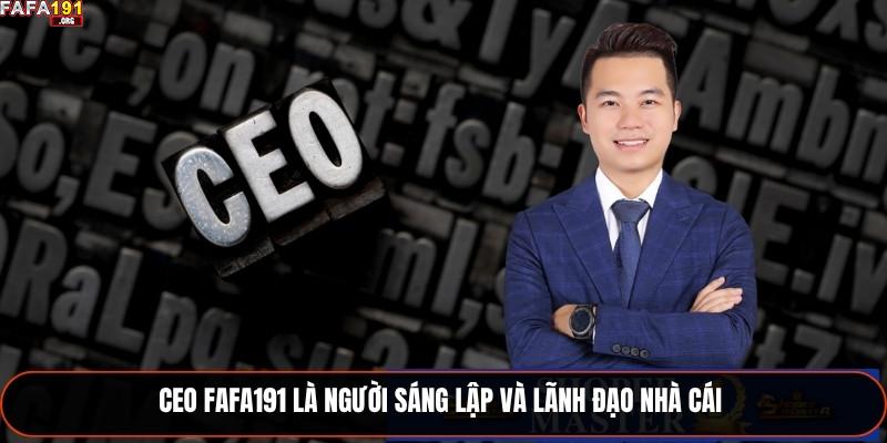 Kinh nghiệm: Hơn 15 năm trong ngành công nghệ thông tin và giải trí trực tuyến, chuyên phát triển và vận hành các nền tảng cá cược, từng giữ vị trí quản lý dự án tại các công ty công nghệ lớn trước khi thành lập Fafa191.CEO Fafa191 là người sáng lập và lãnh đạo nhà cái 