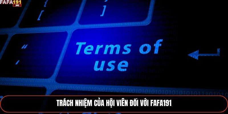 Trách nhiệm của hội viên đối với Fafa191
